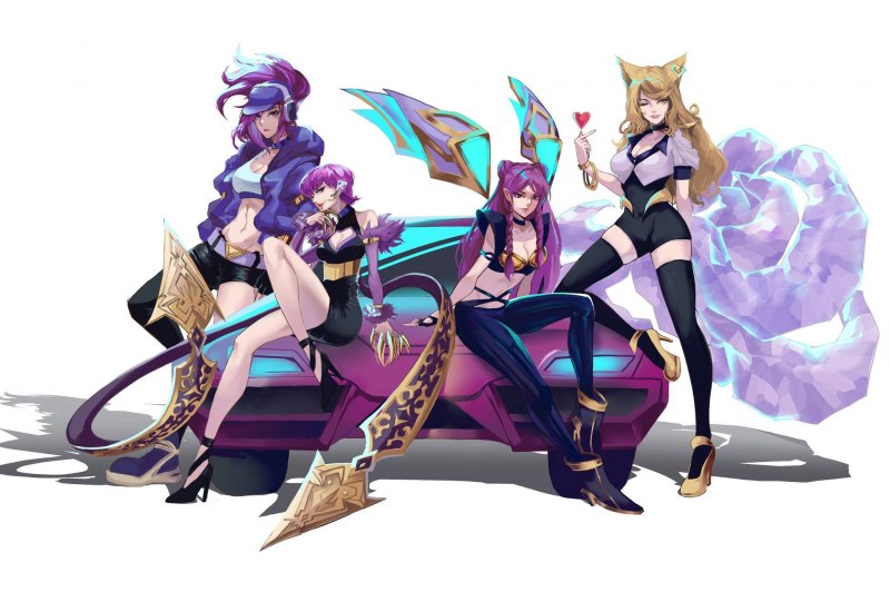 League of Legends персонажи КДА