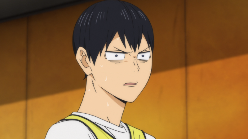 Кагеяма Тобио улыбка