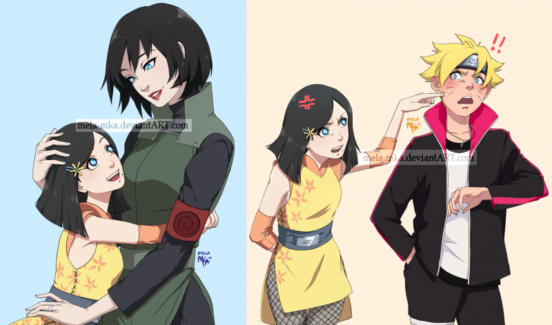 Боруто x Сакура x сарада18