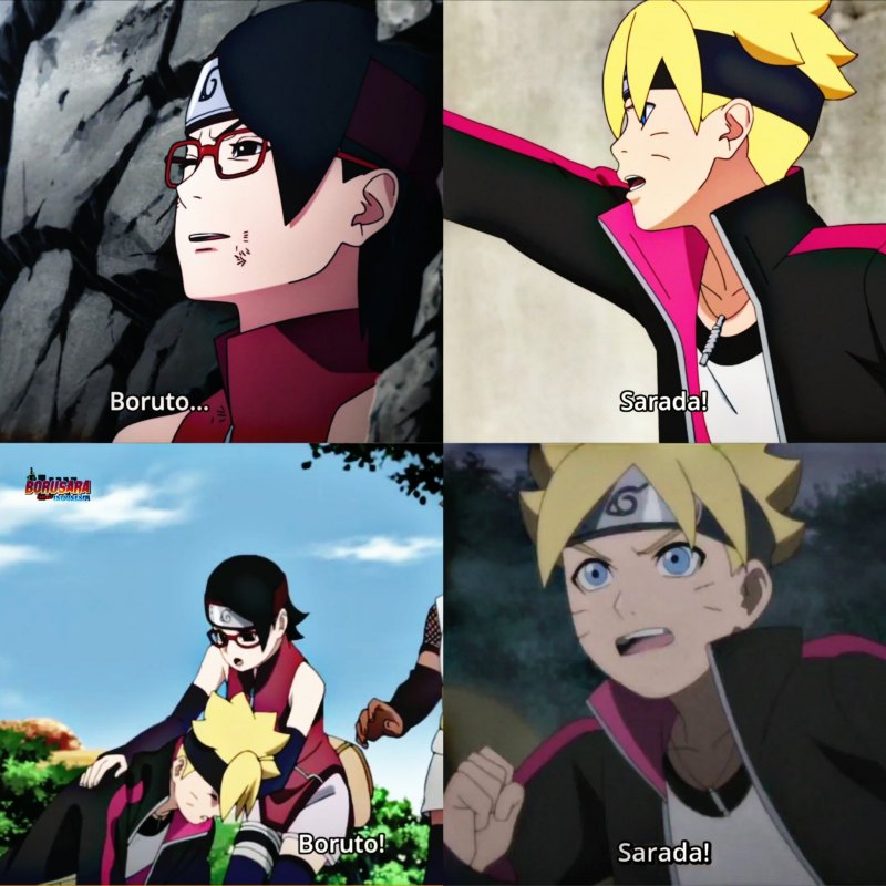 Боруто и Сарада любовь 18