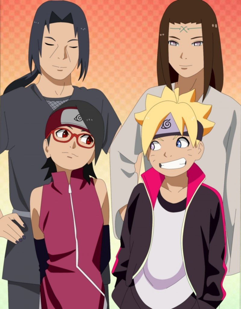 Наруто Саске Сарада Боруто