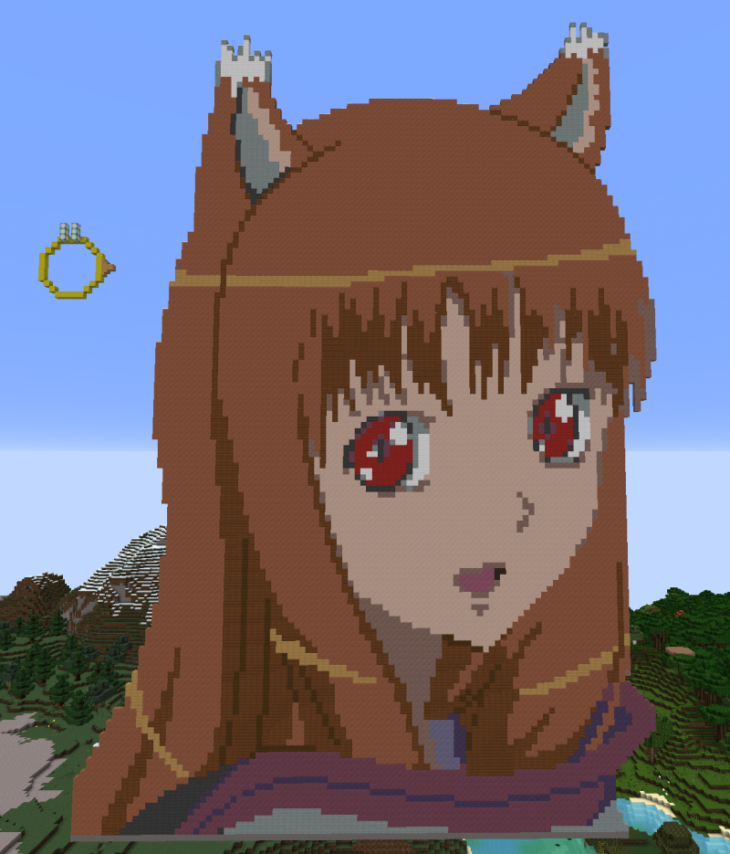 Пиксель арт аниме