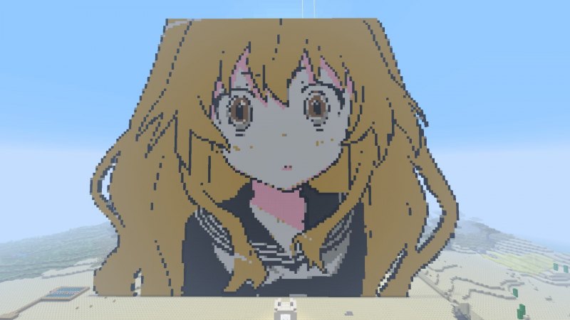 Пиксель арты аниме