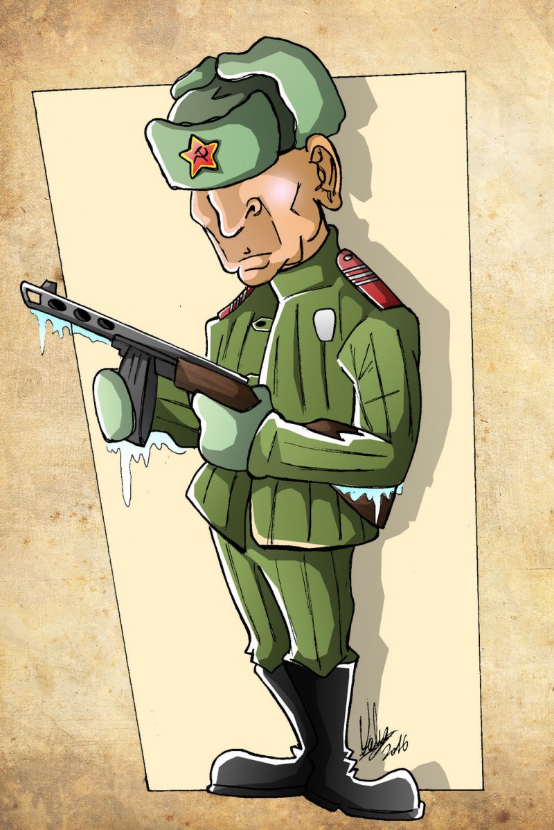 Смешной солдат