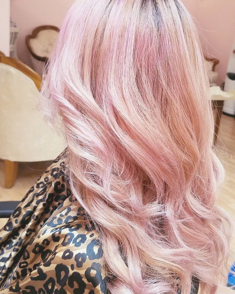 Лореаль жемчужный розовый блонд