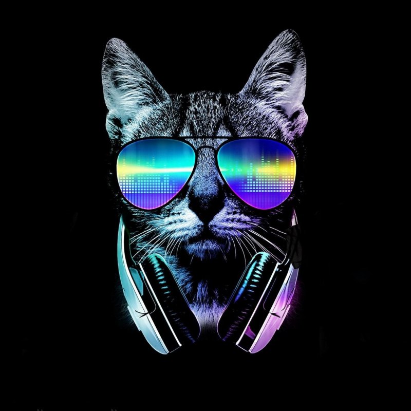 Кот космонавт арт