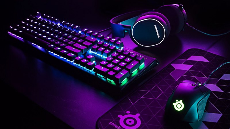 Steelseries белая клавиатура