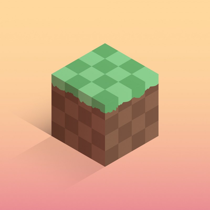 Minecraft блок земли