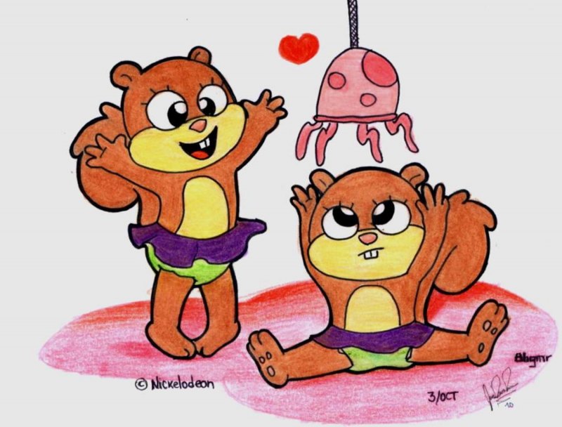 Патрик и Сэнди любовь