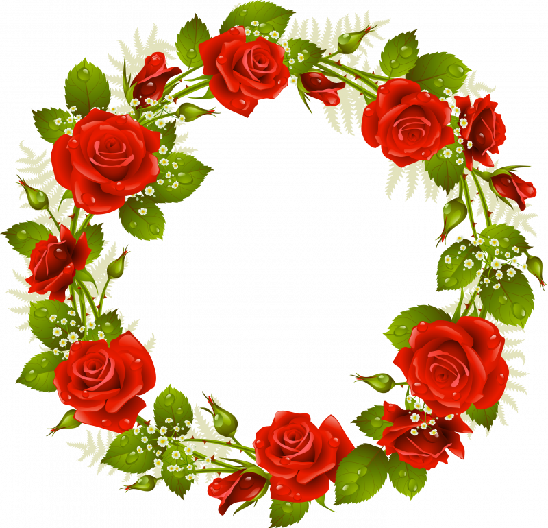 Цветочки по кругу