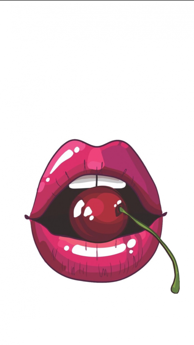 Губы поп арт