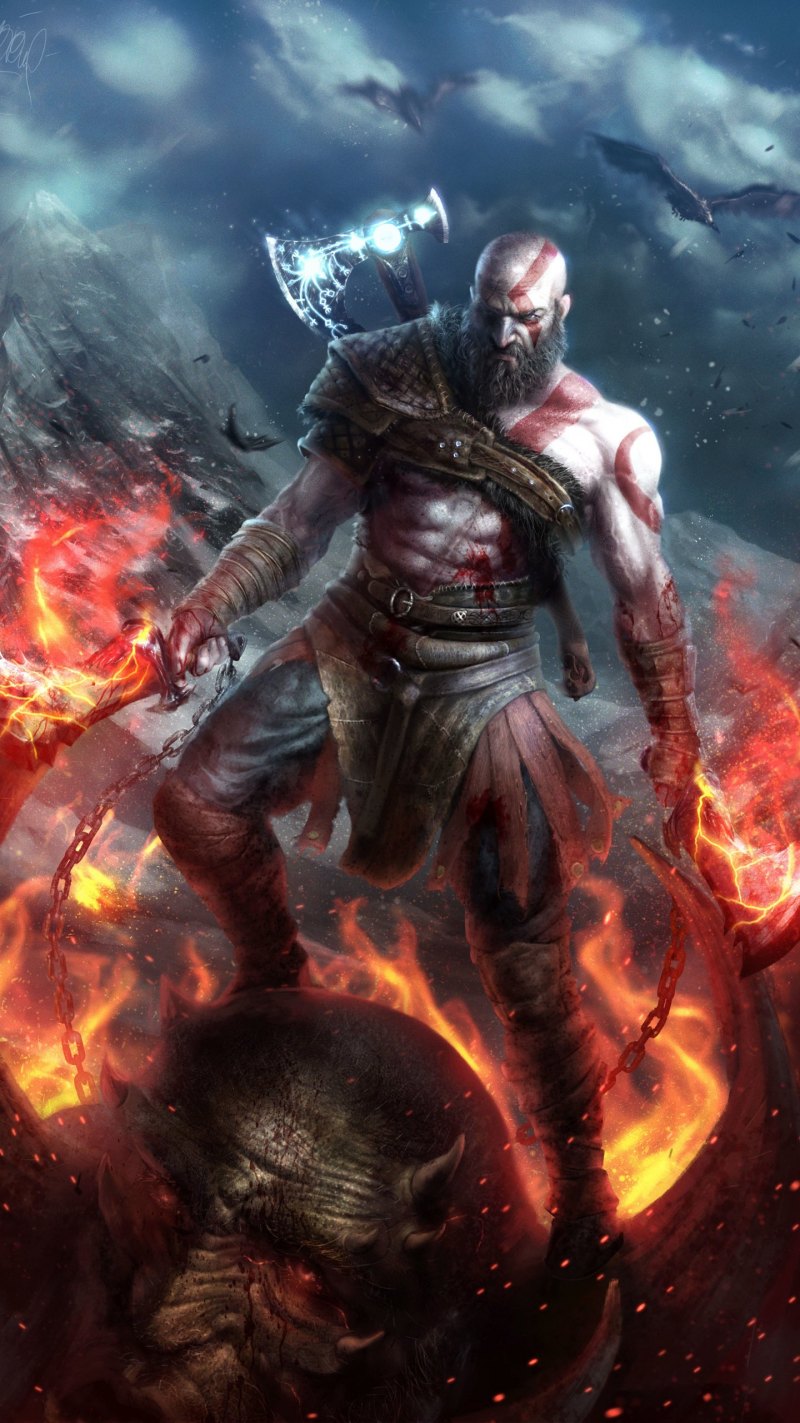 Кратос God of War 2018