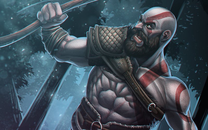 Кратос God of War 2018