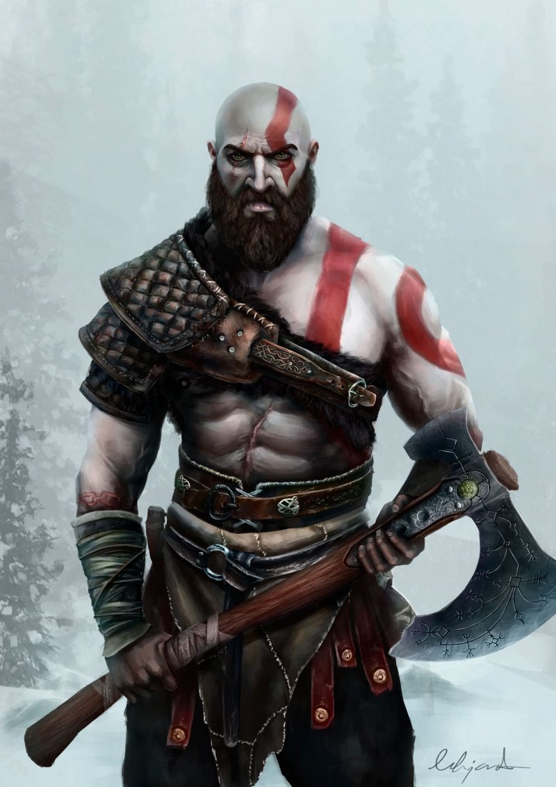 Кратос God of War 4