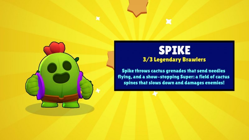 Герои БРАВЛ старс Спайк