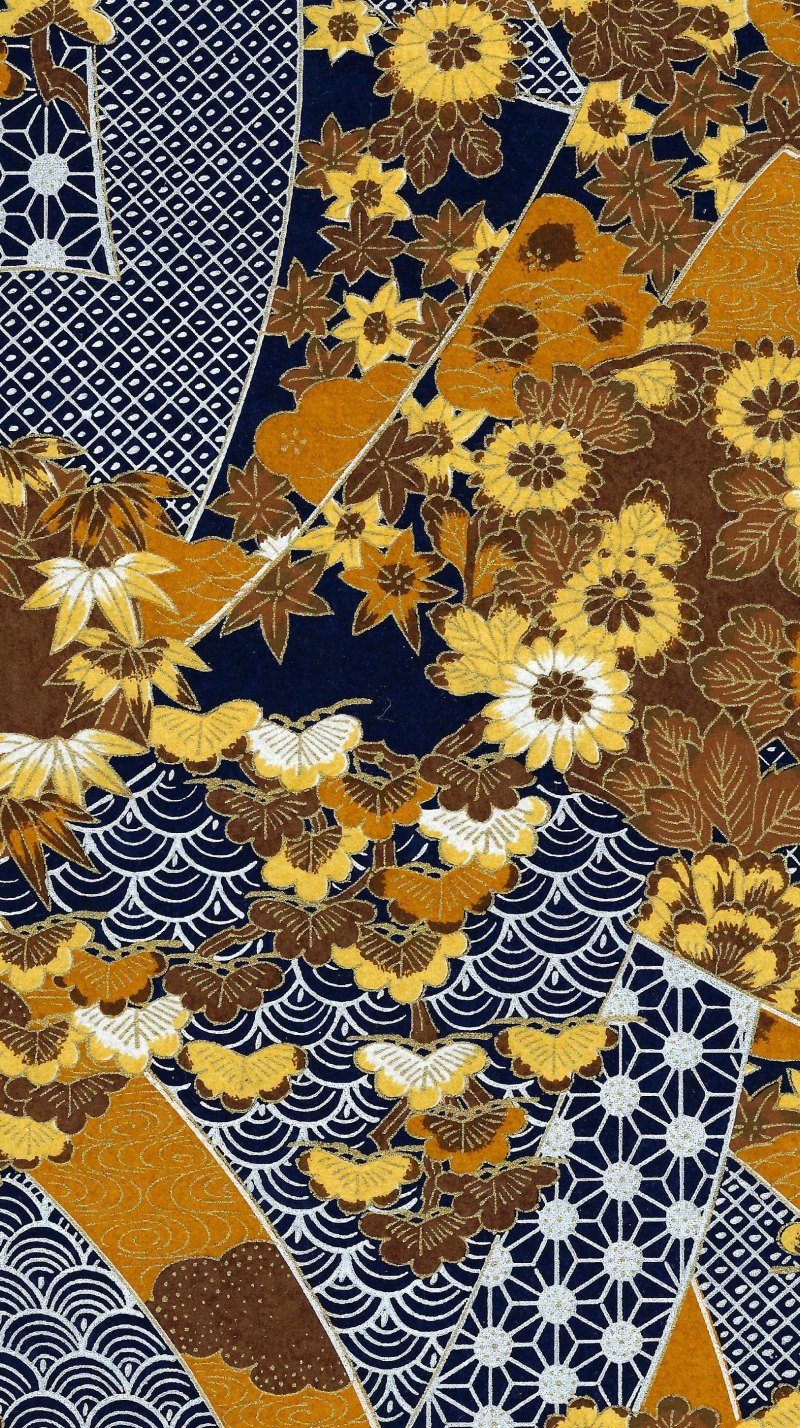 Японский орнамент на ткани
