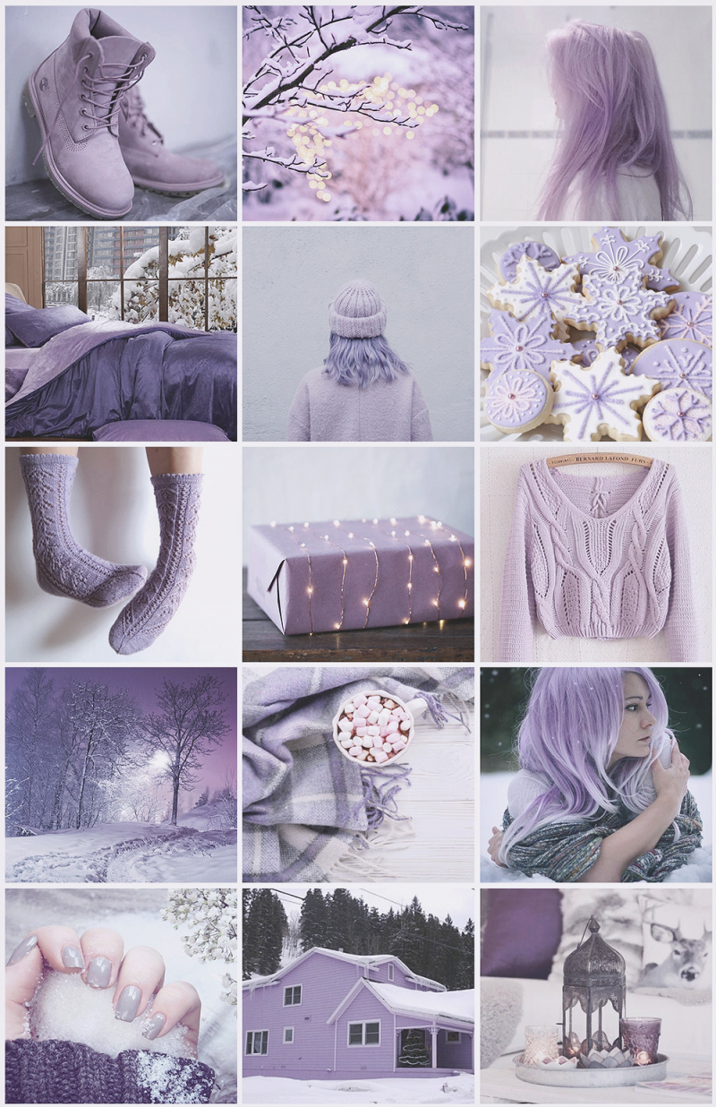 Эстетика фиолетового цвета