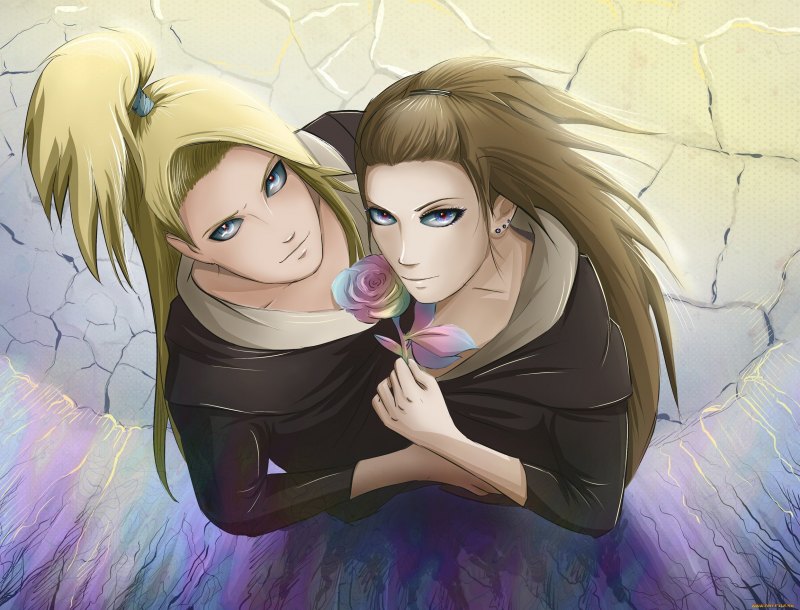 Наруто Дейдара и его девушка