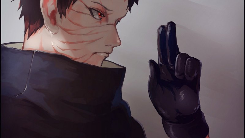 Обито в желтой маске