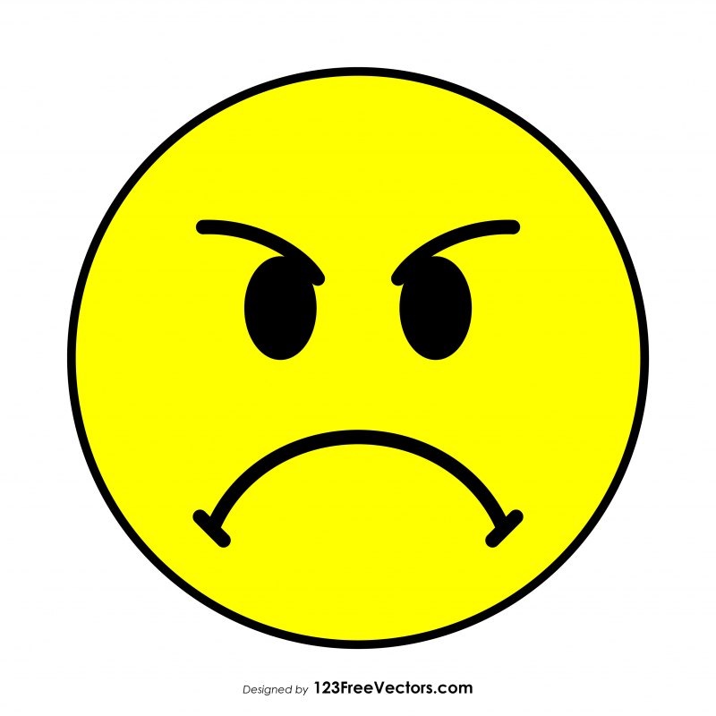 Смайлики эмоции злость
