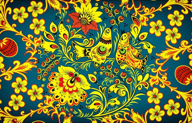 Фрактальная Хохлома