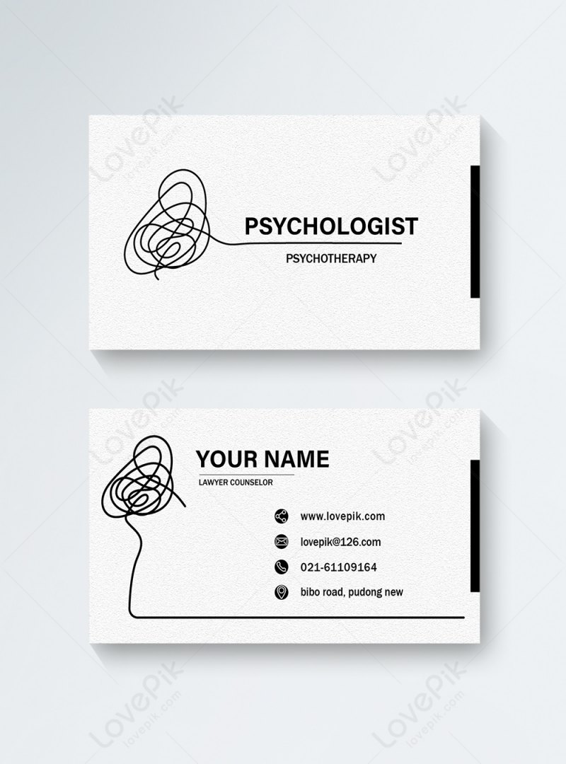 Визитная карточка психолога