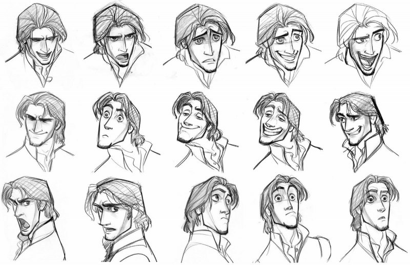 Наброски Glen Keane