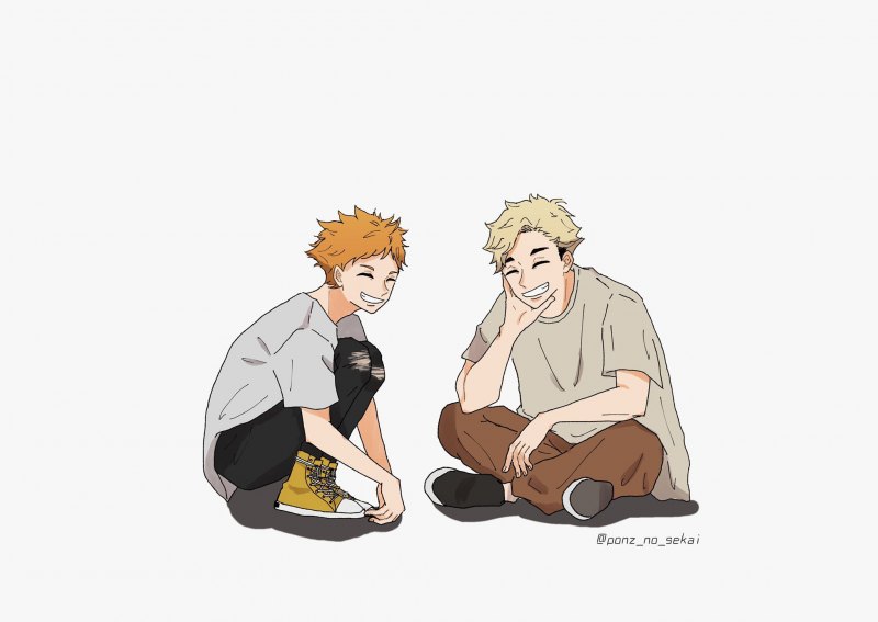 Цукишима Кей и Хината Шое