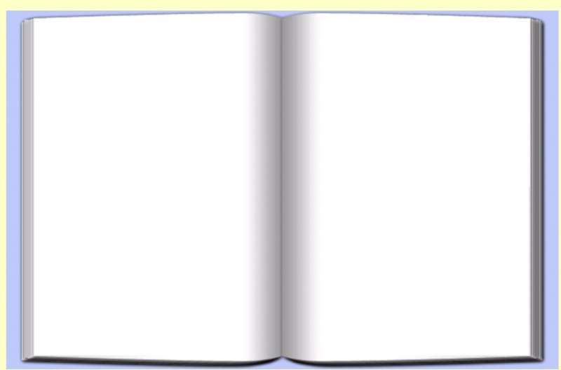 Книжный разворот шаблон