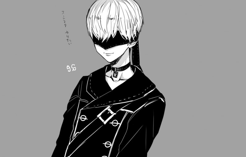 NIER Automata повязка на глаза