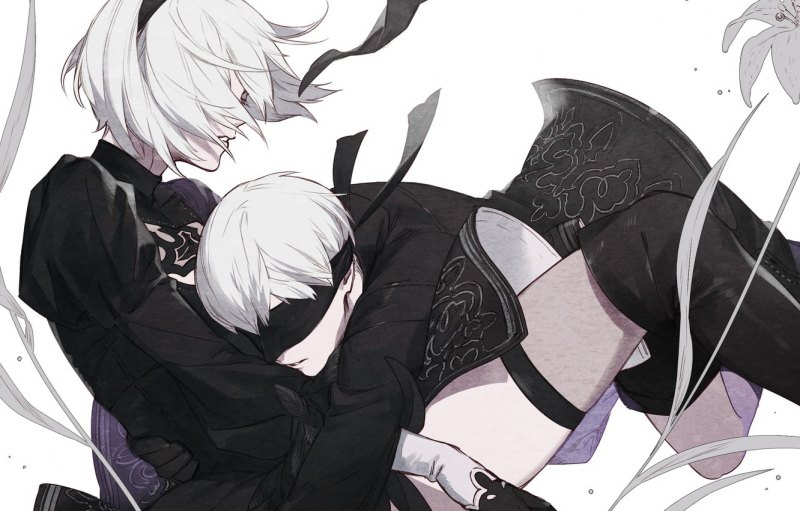 9s NIER глаза