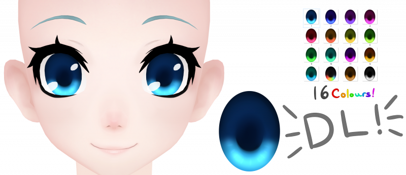 Зрачки для MMD