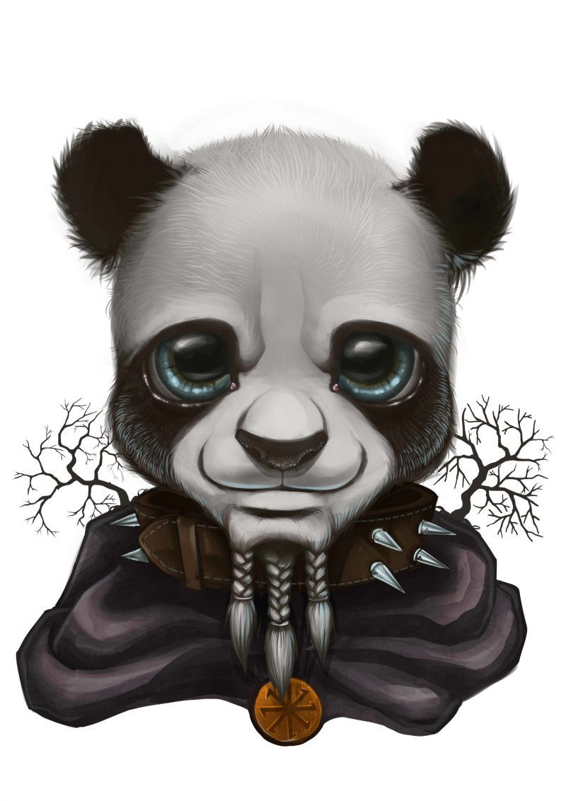 Панда арт