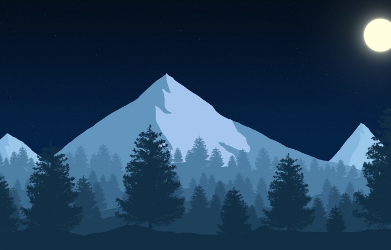 Firewatch горы