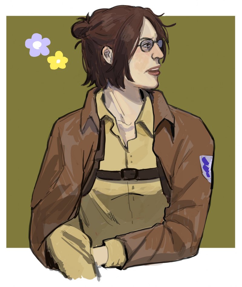 Габи и Ханджи атака титанов