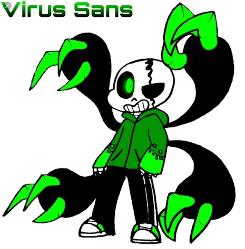 Андертейл анти вирус Санс