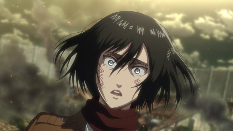 Атака титанов Микаса