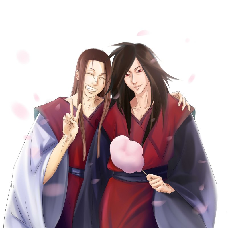 Мадара и Хаширама жмут руки