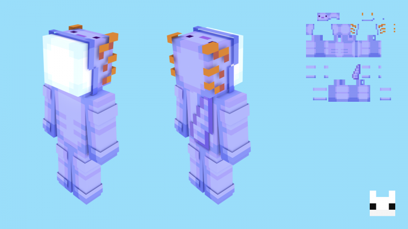 Axolotl Skins костюм