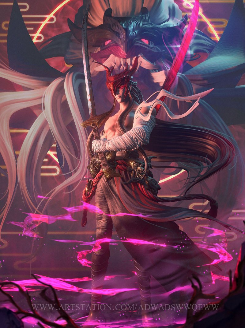 Yone League of Legends Art