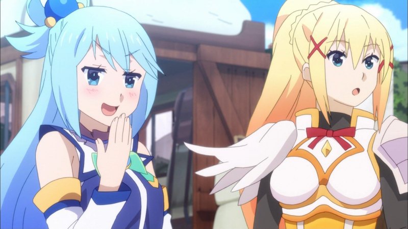 Konosuba Aqua anime screenshot