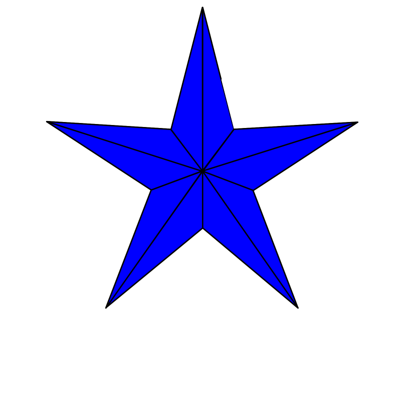 Синие звездочки