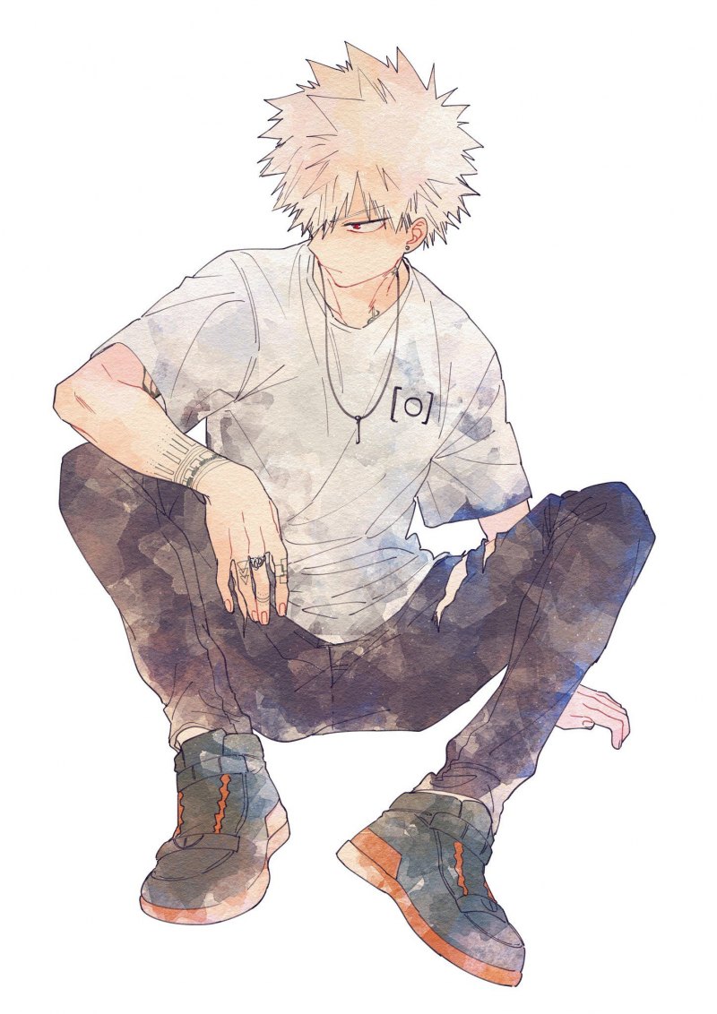 Бакуго Кацуки милый арт