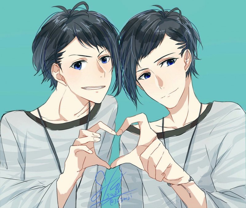 Аниме кун Близнецы