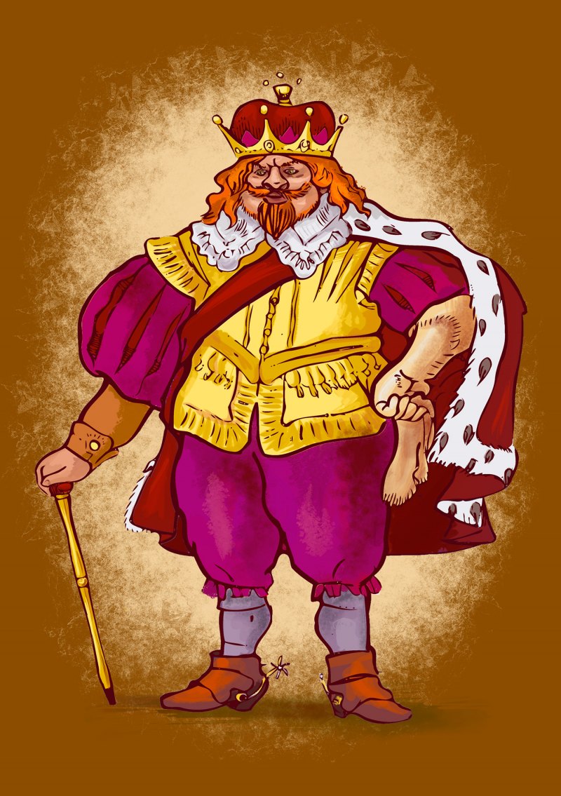 Нарисовать короля