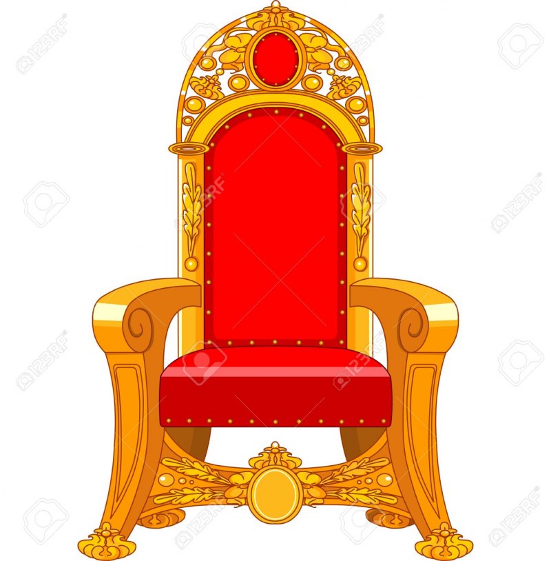 Король и Королева на троне