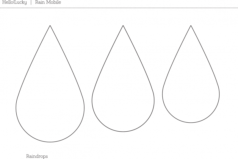 Капельки дождя рисунок