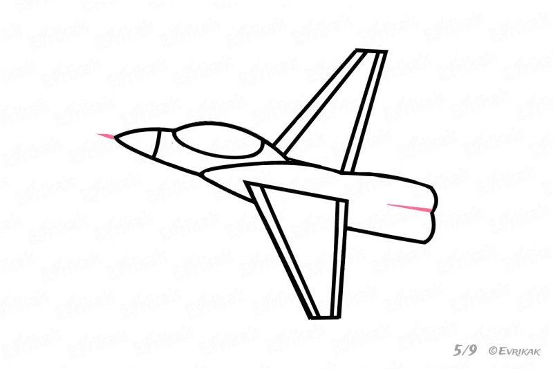 Военные самолеты для рисования