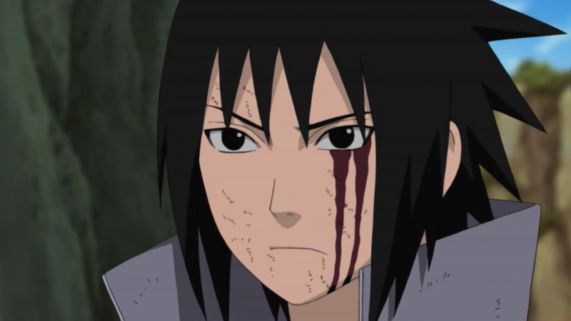 Саске и Наруто аниме скрины