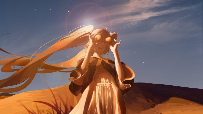 Пустыня из аниме